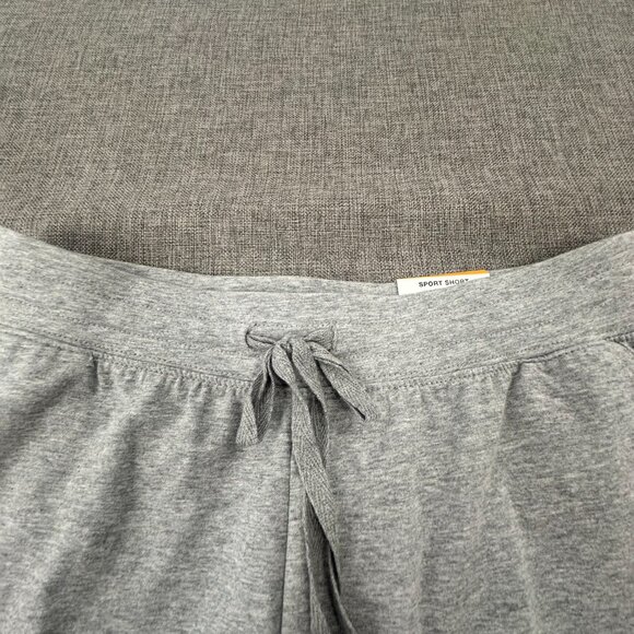 NEW! Karen Scott Sport Shorts Grey Petite Small Drawstring Cotton & spandex Pock - Picture 5 of 12